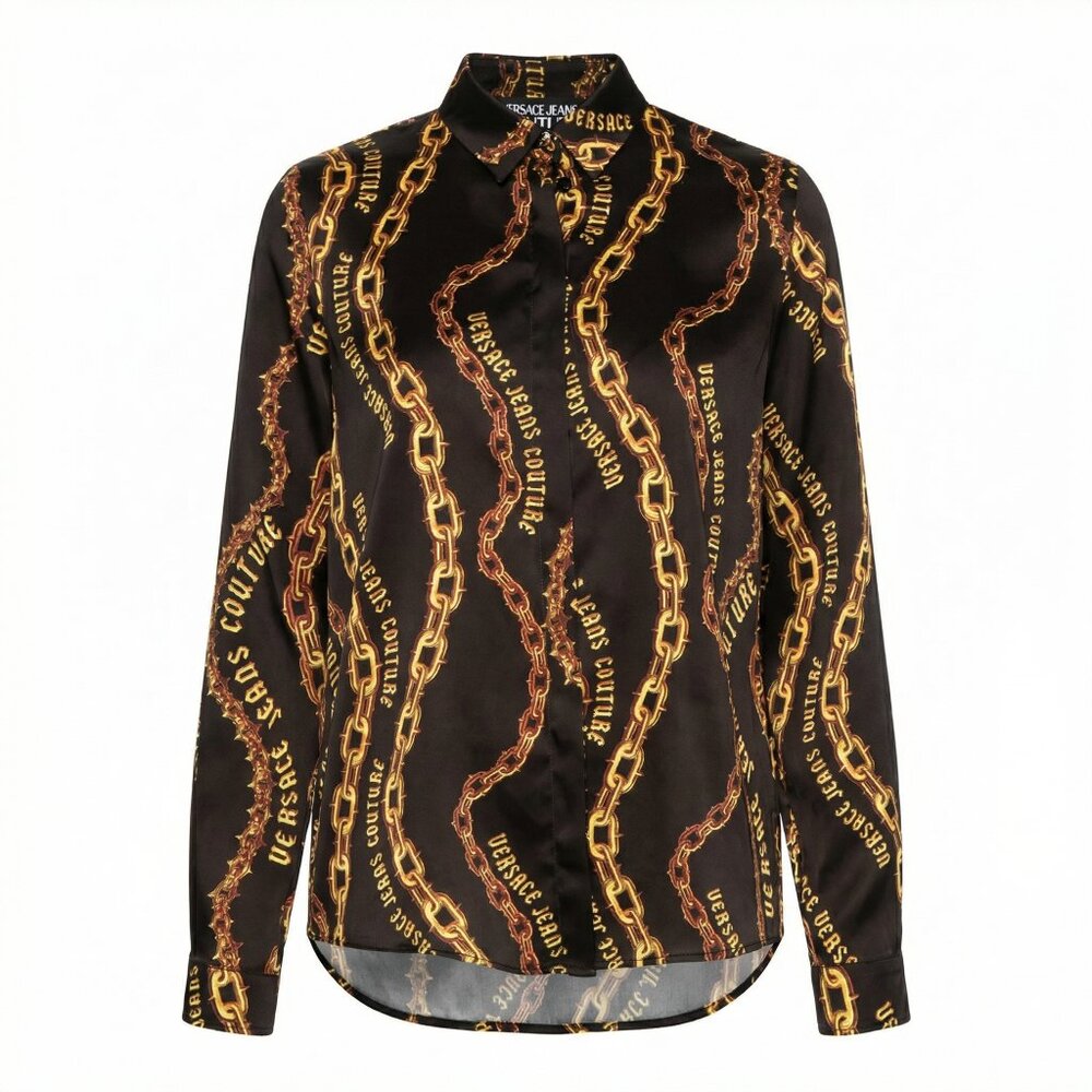 Versace Jeans Couture Chain Couture Print Shirt Barocco Chain Button-Up